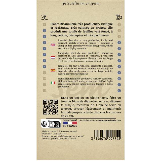 Persil simple - 3 disques