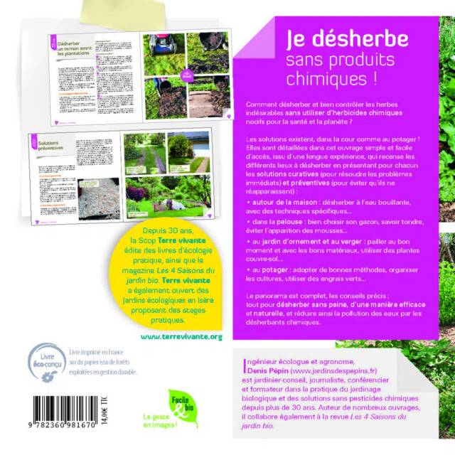 Je désherbe sans produits chimiques ! (Ed. Terre Vivante)