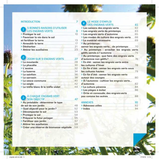 Je sème des engrais verts (Ed. Terre Vivante)