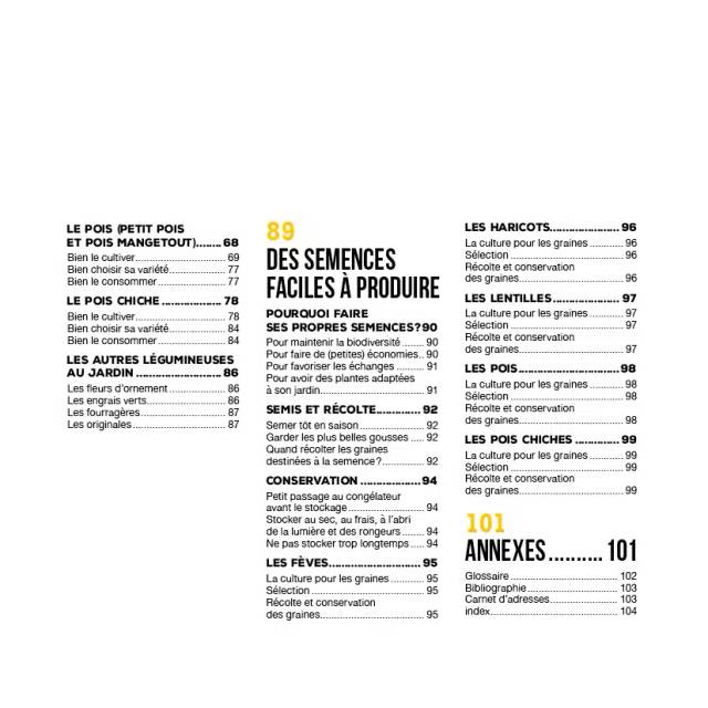 Légumineuses, des protéines au potager (Ed. Terre Vivante)