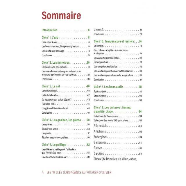 Les 10 clés d’abondance au potager d’Olivier (Ed. Terre Vivante)