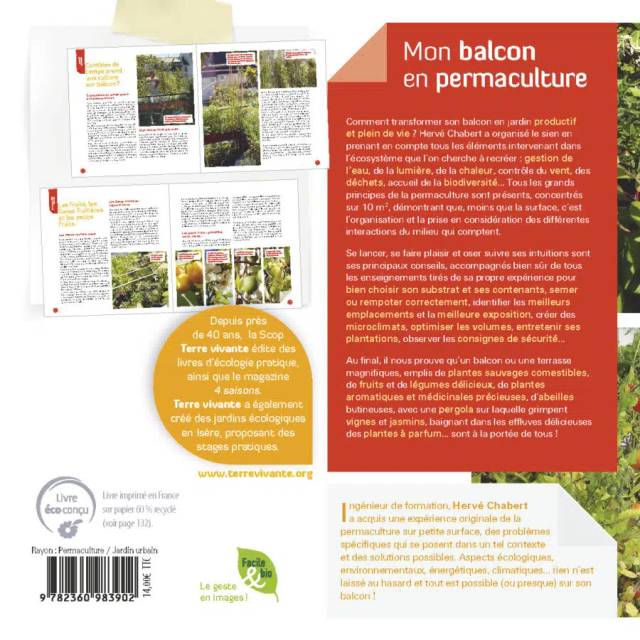 Mon balcon en permaculture ! (Ed. Terre Vivante)