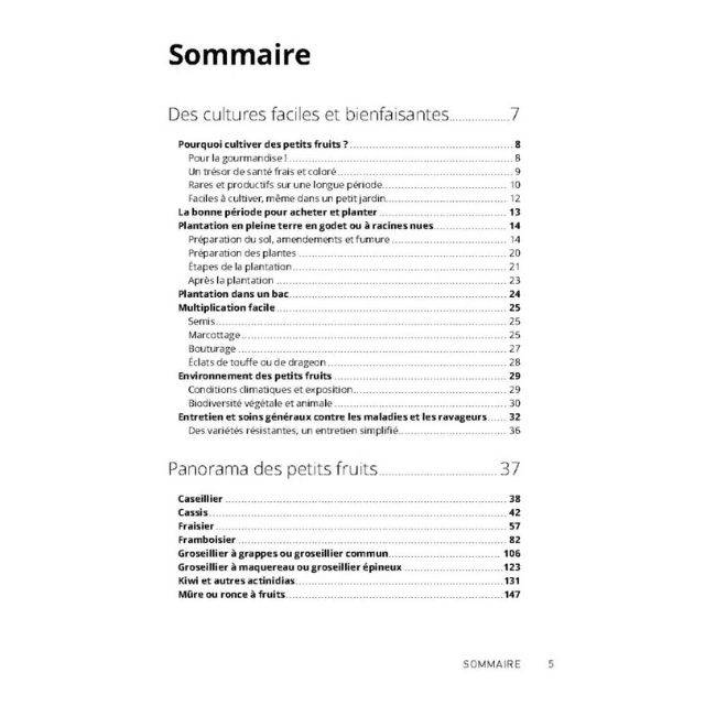 Petits fruits, délices du jardin bio (Ed. Terre Vivante)