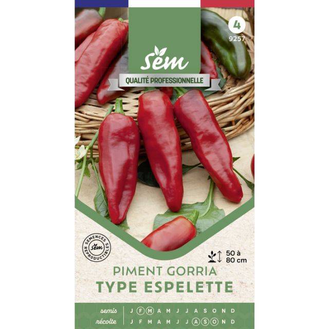 Piment type espelette Gorria
