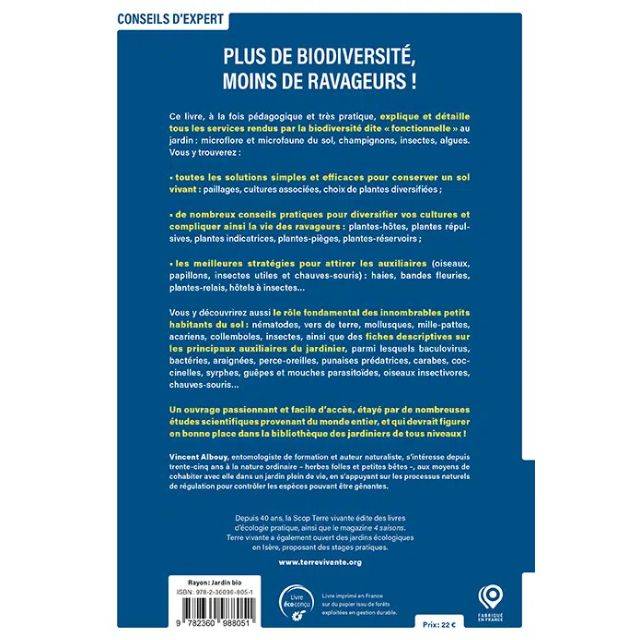 Plus de biodiversité moins de ravageurs ! (Ed. Terre Vivante)