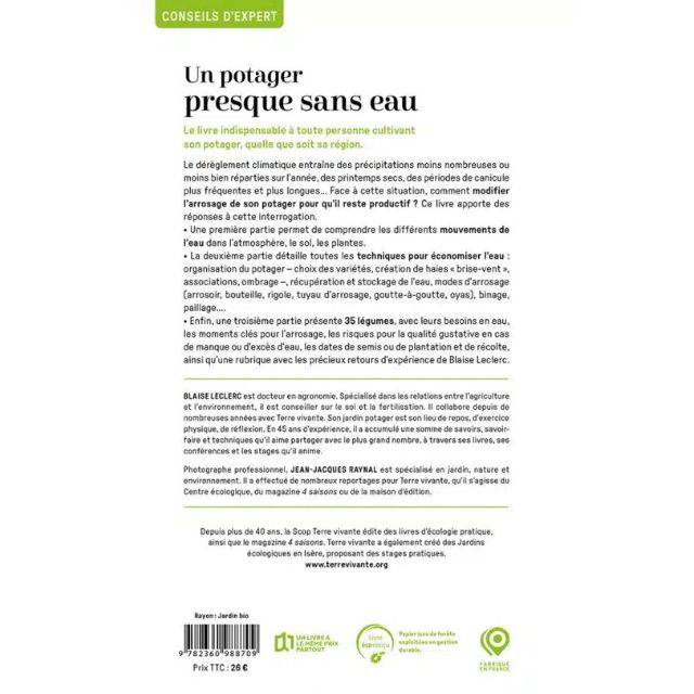 Un potager presque sans eau (Ed. Terre Vivante)