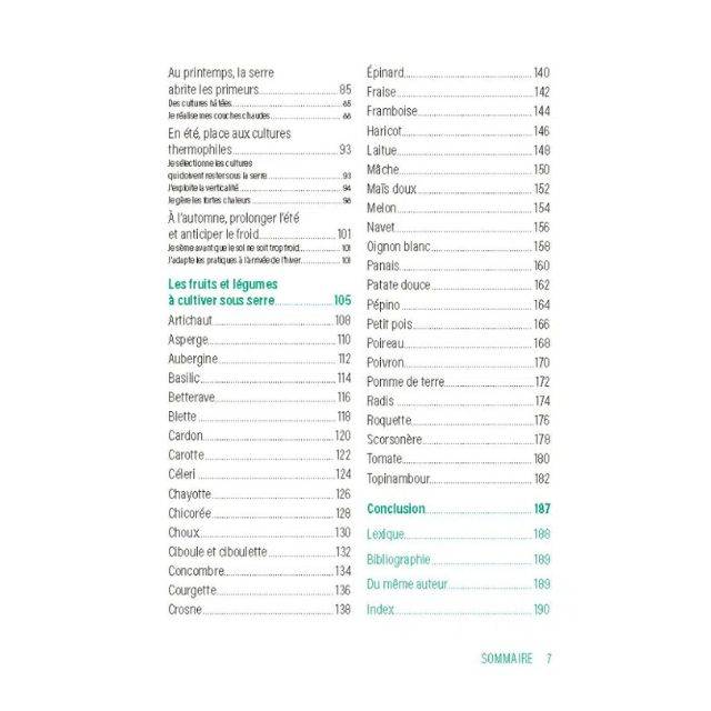 Une serre pour récolter toute l’année (Ed. Terre Vivante)