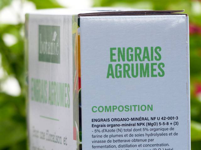 Engrais spécial agrumes - NPK 5-5-8