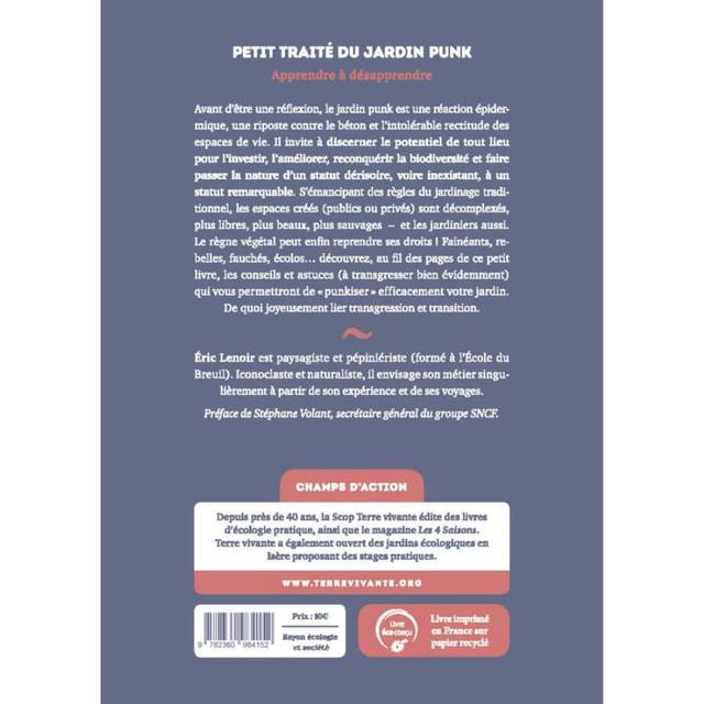 Petit traité du jardin punk (Terre Vivante)