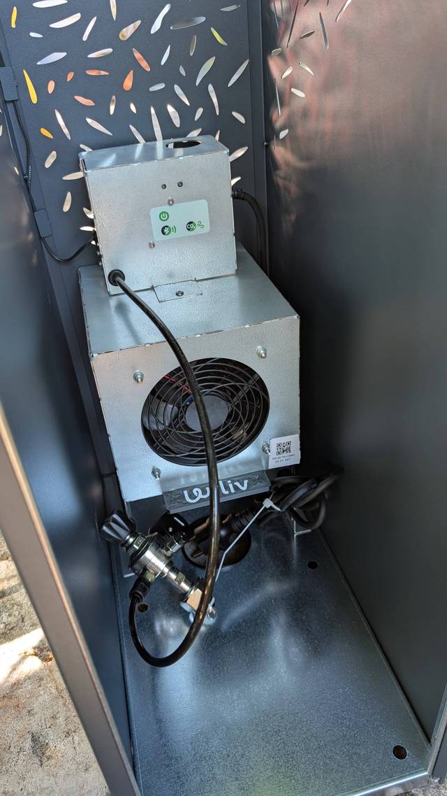 Vue intérieure du piège connecté Willo