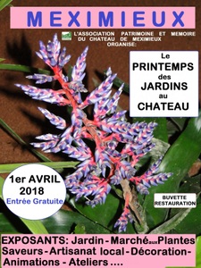Printemps des jardins au château de Meximieux