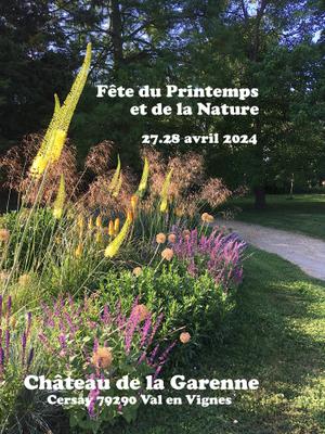 Première  Fête du printemps et de la Nature au Château de la Garenne