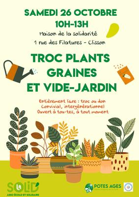 Troc plants, graines et vide-jardin Troc plants, graines et vide-jardin