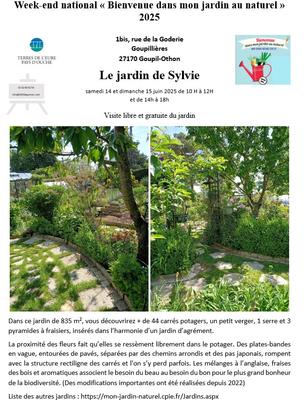 Bienvenue dans mon jardin au Naturel