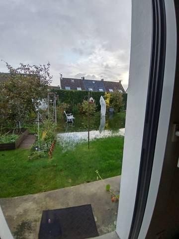 Inondation jardin